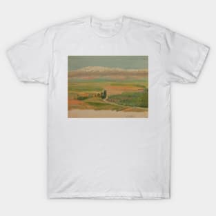 Mountains near Baalbec by Frederic Edwin Church T-Shirt